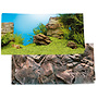 Juwel achterwand poster 1 L 100x50 cm onderwaterlandschap  rotsmotief