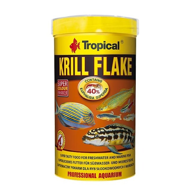 Tropical Krill Flakes 500 ml/100 g, vlokkenvoer kleurversterkend