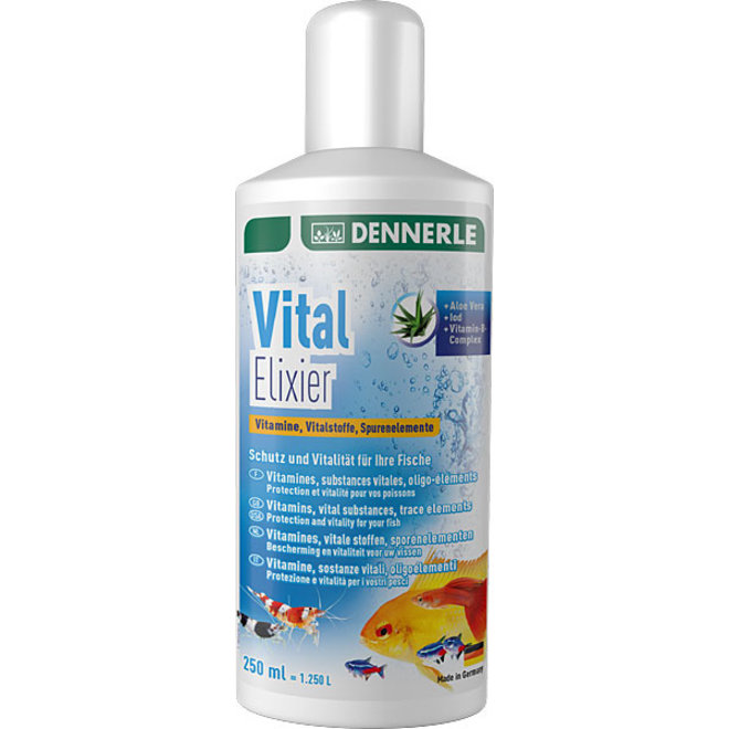 Dennerle Vital Elixier 250 ml, vloeibare vitaminen en sporenelementen