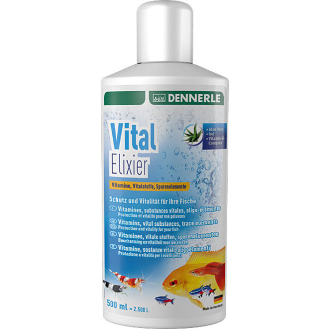 Dennerle Vital Elixier 500 ml, vloeibare vitaminen en sporenelementen