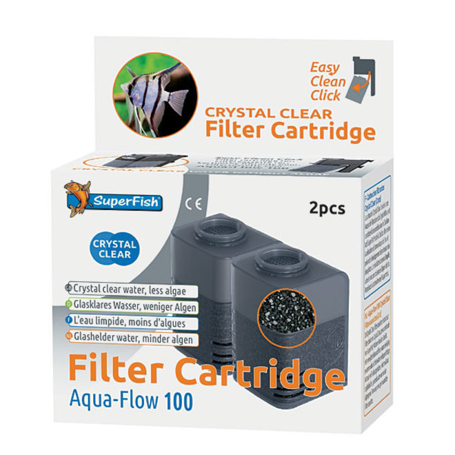 Superfish Aqua-Flow 100-150 Crystal Clear filter cartridge