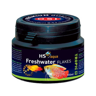 HS Aqua / O.S.I. Freshwater flakes 100 ml/18 g, vlokkenvoer