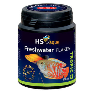 HS Aqua / O.S.I. Freshwater flakes 200 ml/35 g, vlokkenvoer