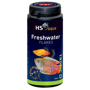 HS Aqua / O.S.I. Freshwater flakes 400 ml/70 g, vlokkenvoer