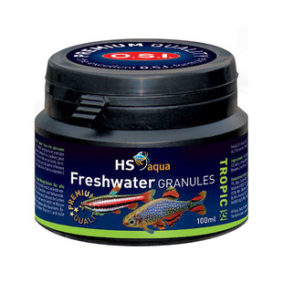 HS Aqua / O.S.I. Freshwater granules XS 100 ml/50 g, granulaatvoer