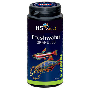 HS Aqua / O.S.I. Freshwater granules XS 400 ml/190 g, granulaatvoer