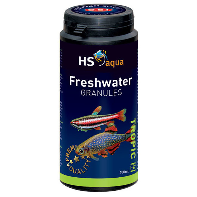 HS Aqua / O.S.I. Freshwater granules XS 400 ml/190 g, granulaatvoer