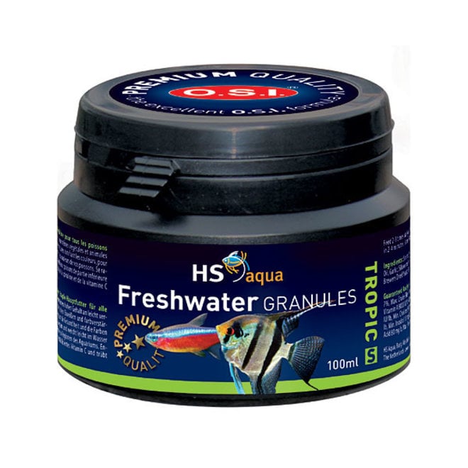 HS Aqua / O.S.I. Freshwater granules S 100 ml/50 g, granulaatvoer