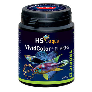 HS Aqua / O.S.I. Vivid Color flakes 200 ml/35 g, vlokkenvoer kleur versterkend