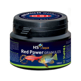 HS Aqua / O.S.I. Red Power granules XS 100 ml/50 g, granulaatvoer