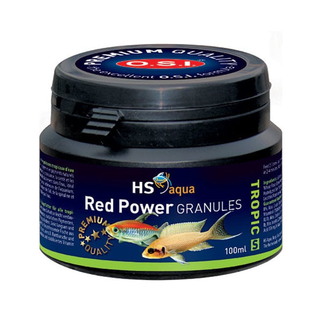 HS Aqua / O.S.I. Red Power granules S 100 ml/50 g, granulaatvoer