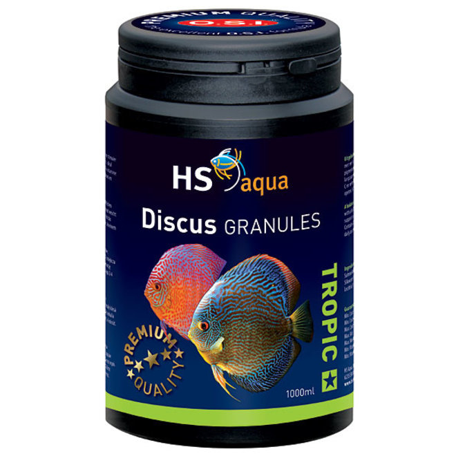 HS Aqua / O.S.I. Discus granules 1000 ml/475 g, discus granulaatvoer