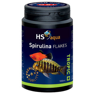 HS Aqua / O.S.I. Spirulina flakes 1000 ml/200 g, spirulina vlokkenvoer