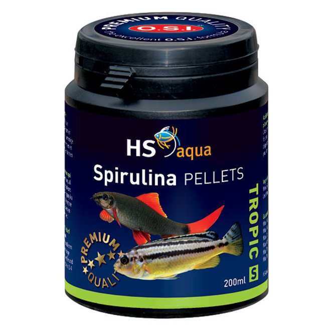 HS Aqua / O.S.I. Spirulina pellets S 200 ml/105 g, spirulina pellets