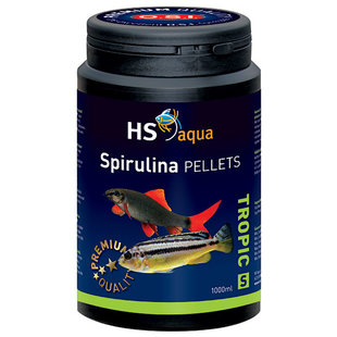 HS Aqua / O.S.I. Spirulina pellets S 1000 ml/525 g, spirulina pellets