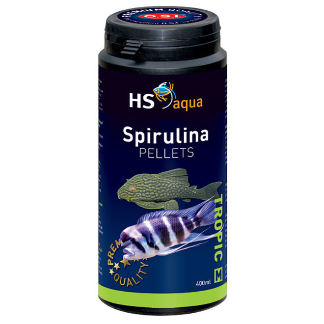 HS Aqua / O.S.I. Spirulina pellets M 400 ml/210 g, spirulina pellets