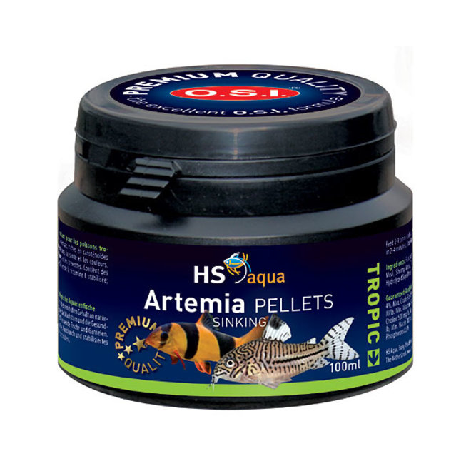 HS Aqua / O.S.I. Artemia pellets 100 ml/50 g, artemia pellets