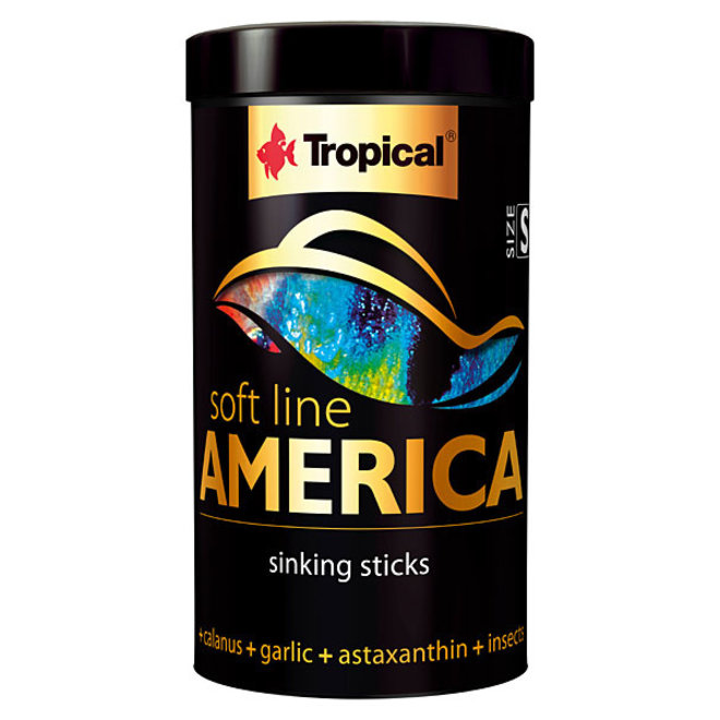 Tropical Soft Line America sinking sticks S, 250 ml/ 140 g