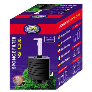 Aqua Nova sponsfilter NSF-C200L met vaste voet, tot 200 liter