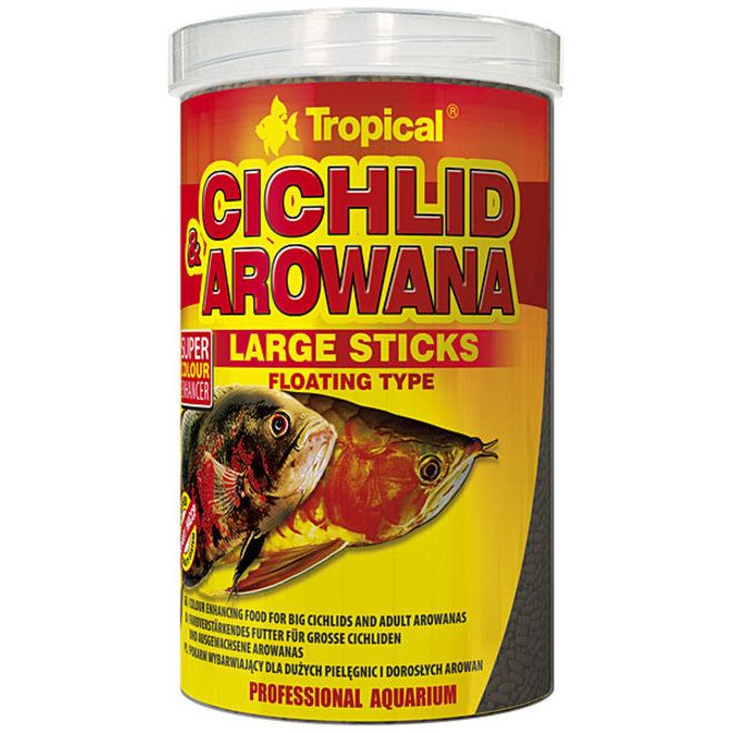 Tropical Cichlid & Arowana sticks large 1000 ml/ 300g