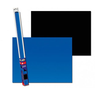 Aqua Nova achterwand poster L 100x50 cm zwart / blauw