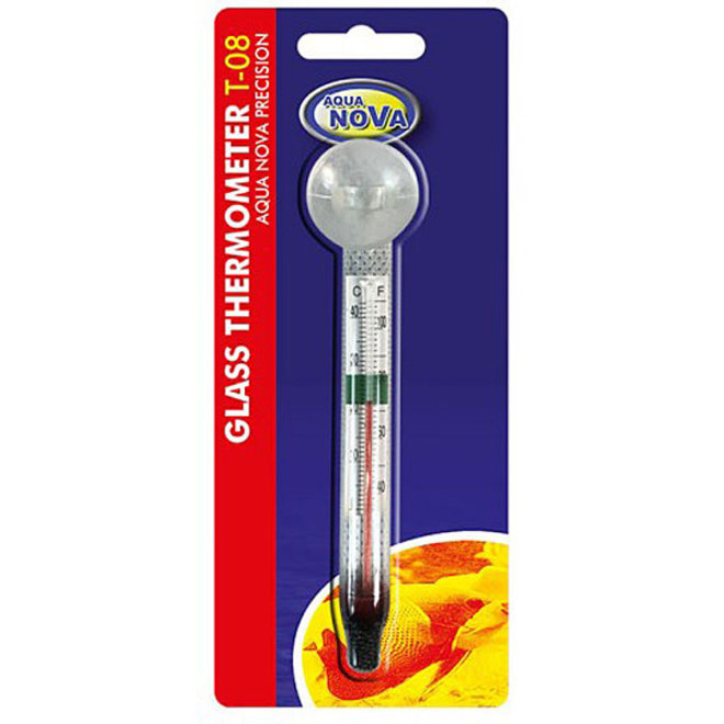 Aqua Nova Glas thermometer standaard