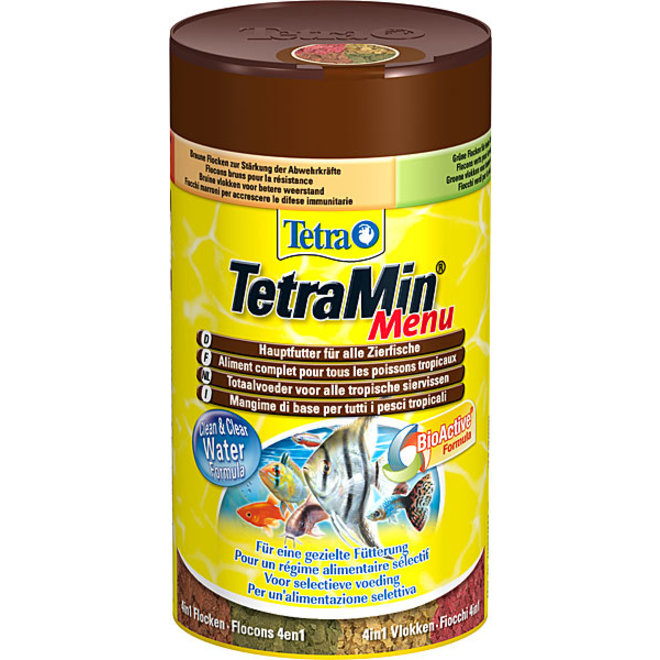 Tetra Tetramin Menu Vlokken 250 ml, vlokkenvoer