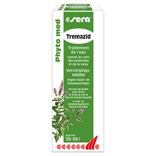 Sera Phyto med Tremazid 30 ml, tegen kieuw- huidwormen