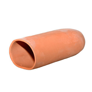 Ceramic Nature leghol rond rood XL