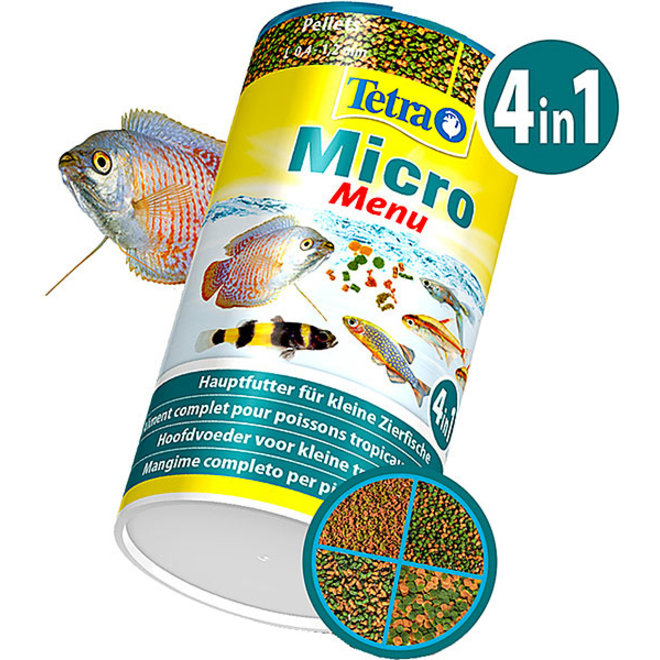 Tetra Micro Menu 4in1 100 ml, hoofdvoer 4 soorten