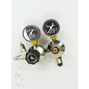 Aqua-Noa CO2 tweetraps dubbele kamer drukregelaar M voor hervulbare flessen