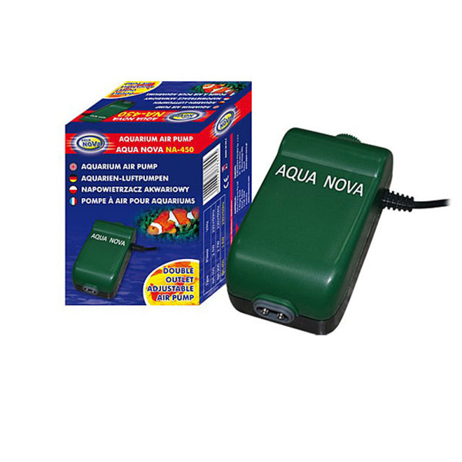 Aqua Nova NA-450 luchtpomp 2 x 200 l/h