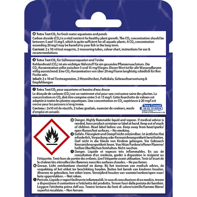 Tetra CO2 test set, CO2 test