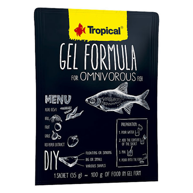 Tropical Gel Formule voor Omnivore, 1000 ml/ 3x35 gram