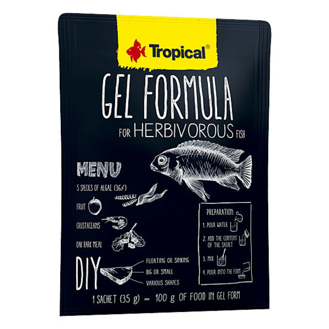 Tropical Gel Formule voor Herbivore, 1000 ml/ 3x35 gram