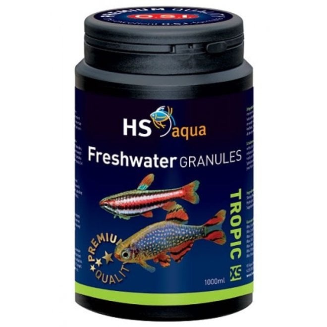 HS Aqua / O.S.I. Freshwater granules XS 1000 ml/475 g, granulaatvoer