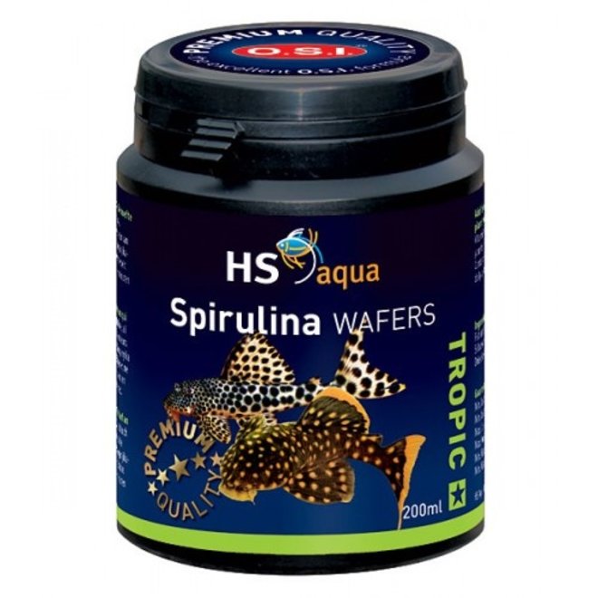 HS Aqua / O.S.I. Spirulina wafers 200 ml, spirulina wafers