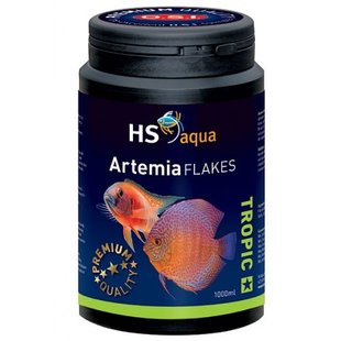 HS Aqua / O.S.I. Artemia flakes 1000 ml/200 g, artemia vlokkenvoer