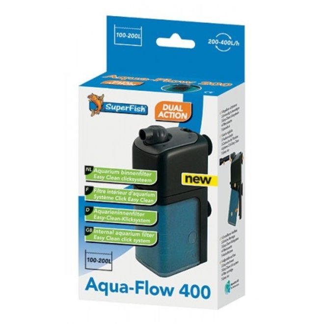 Superfish Aqua-Flow 400, binnenfilter voor 200-400 liter