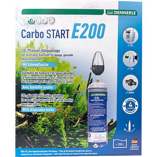 Dennerle Carbo START E200 CO2 set met wegwerpfles tot 200 liter
