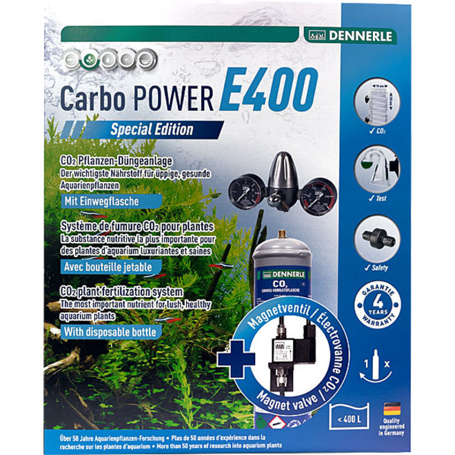 Dennerle Carbo POWER E400 Special Edition CO2 set met wegwerpfles tot 400 liter