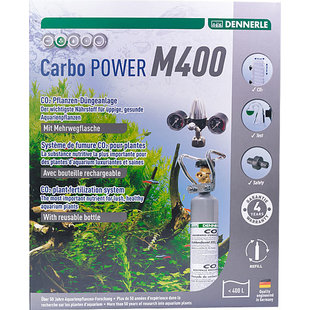 Dennerle Carbo POWER M400 CO2 set met hervulbare fles tot 400 liter