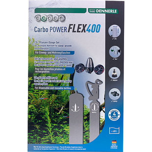 Dennerle Carbo POWER FLEX400 CO2 set zonder fles tot 400 liter
