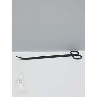 Aqua-Noa RVS plantenschaar blackline gebogen 25 cm