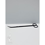 Aqua-Noa RVS plantenschaar blackline gebogen 25 cm