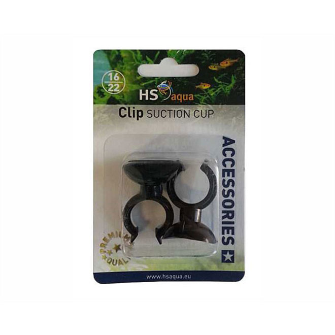 Suction cup with clip 16 / 22 mm