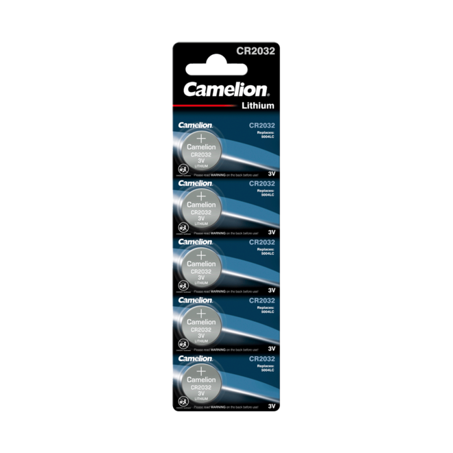 Camelion Lithium CR2032 3V blister 5 stuks knoopcel