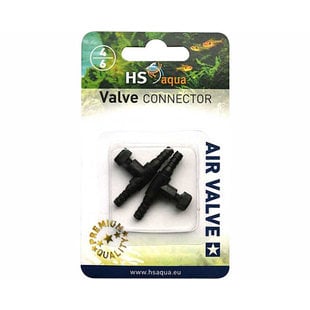 HS Aqua plastic luchtkraan voor 4/6 mm 2 stuks