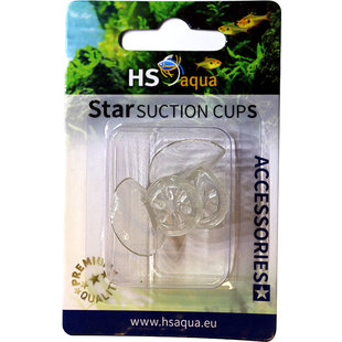 HS Aqua sterzuignap 4/6 mm 2 stuks transparant