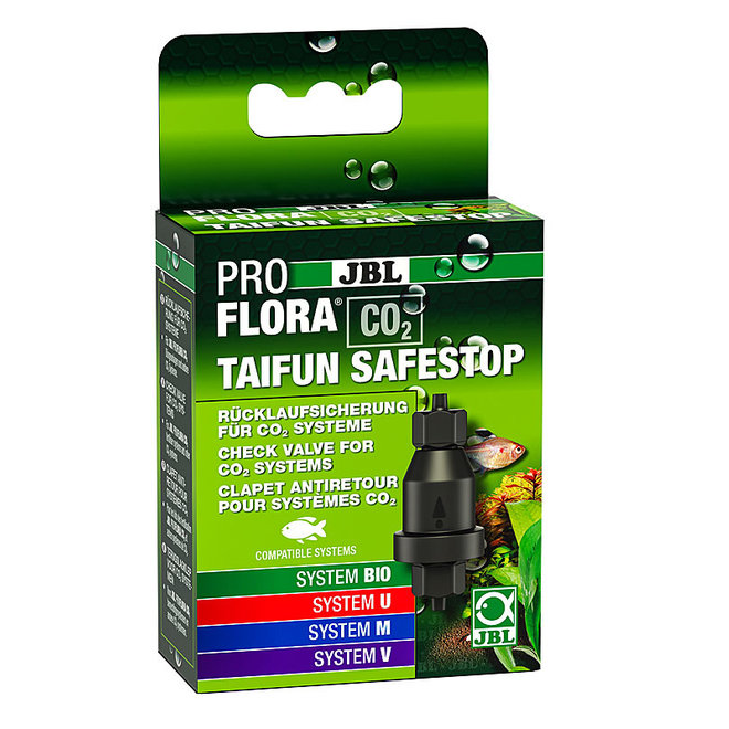 JBL ProFlora CO2 Taifun SafeStop terugslagventiel